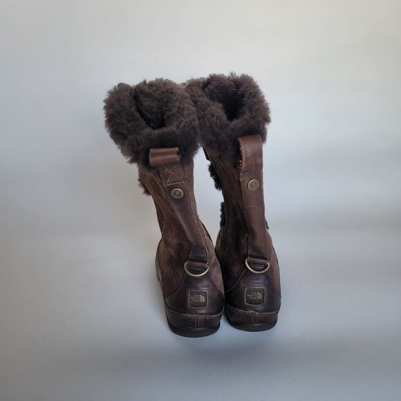 The North Face Abby III Waterproof Suede Leather Winter Boots. Size US 6/EU 37 - Picture 6 of 12